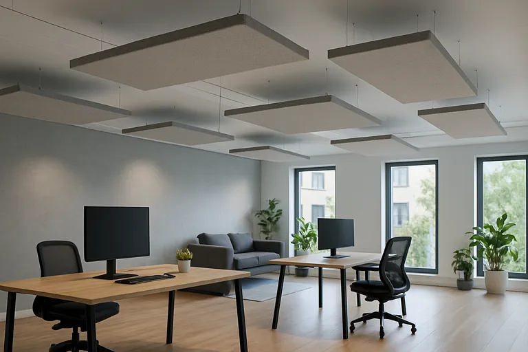 Hoe verbeter ik akoestiek met plafondeilanden?